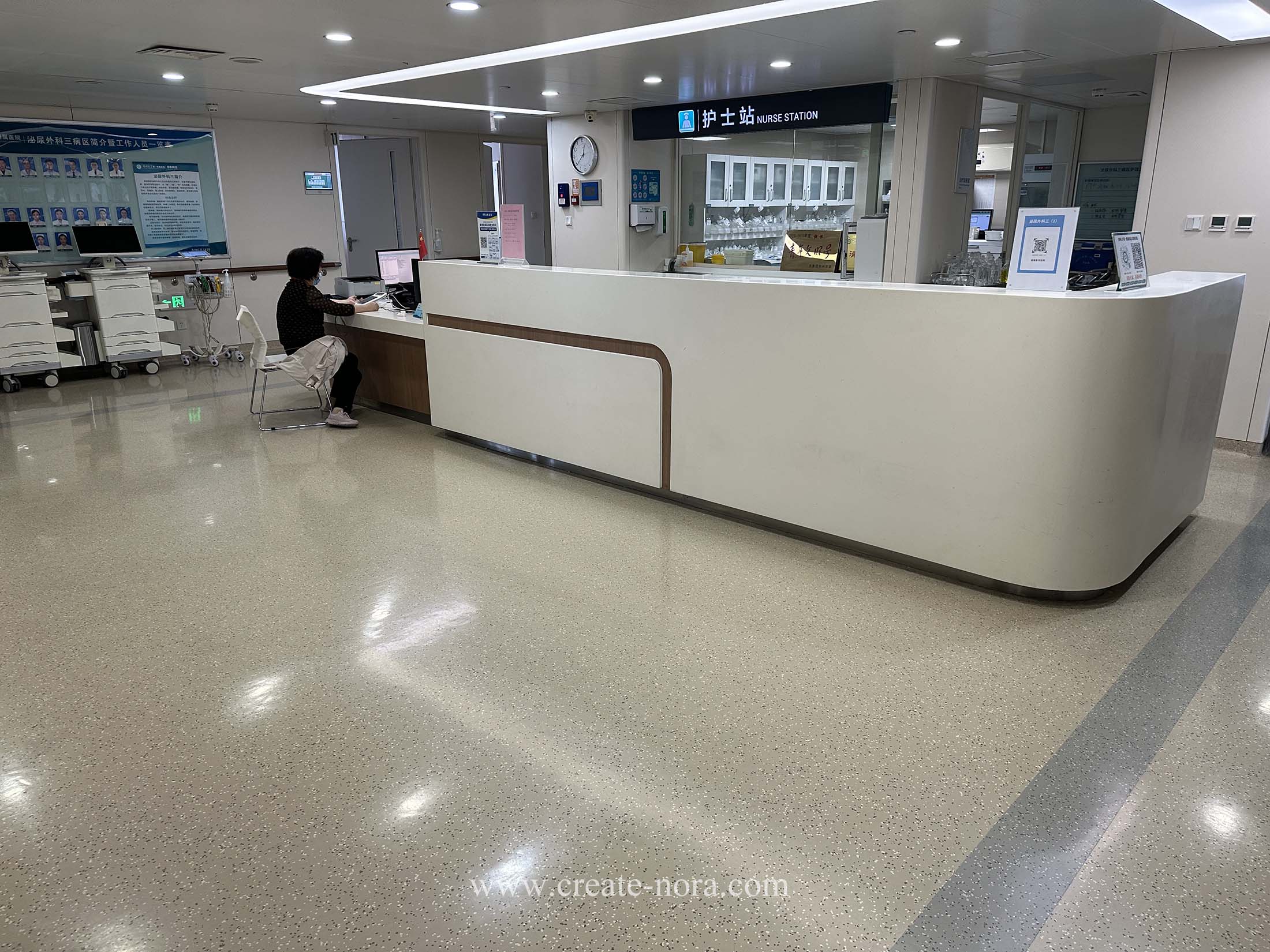 the photo of nora rubber flooring in The First Affiliated Hospital of Zhengzhou University 10